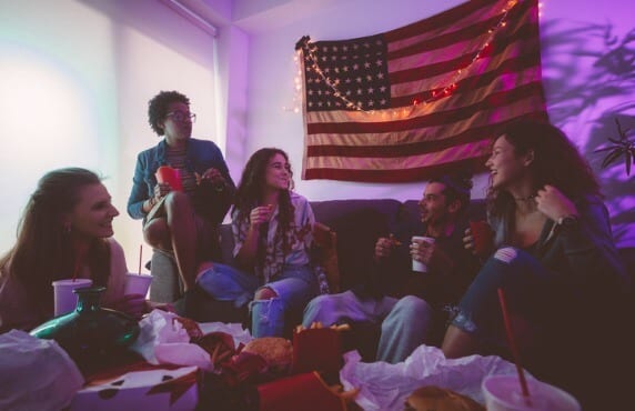 Students Party In Midtown Atlanta Apartments
