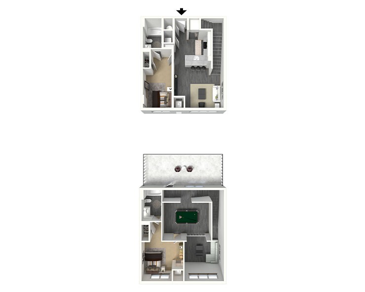 Brookhaven - 2x2 Floor plan